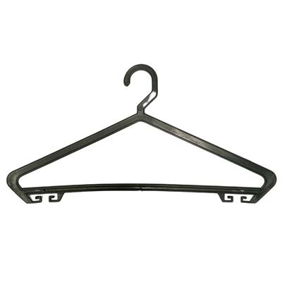 100 Black Laundry Hangers 40cm